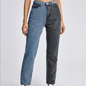 Two tone jeans